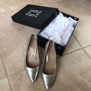 Silver Women's Pumps